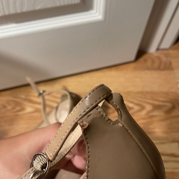 Kelly & Katie Nude Strap Heels - Picture 4 of 5